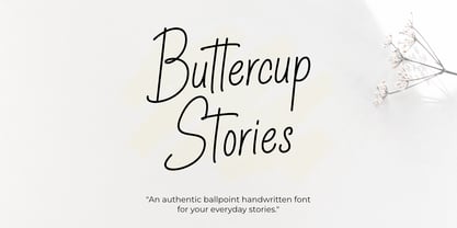 Buttercup Stories Font Poster 1