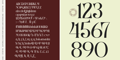 Balmones Font Poster 10
