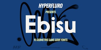 Ebisu Font Poster 1