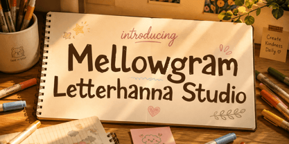 Mellowgram Font Poster 1