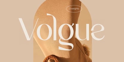 CCS Volgue Font Poster 1