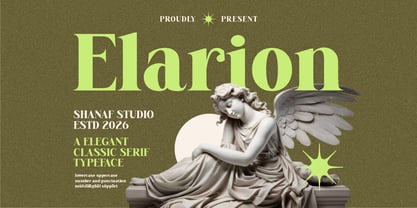 Elarion Font Poster 1