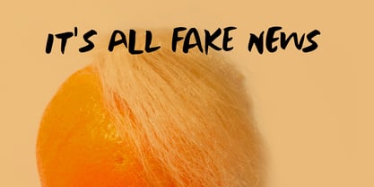 Orange Overdose Pro Font Poster 2
