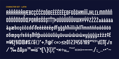 HS Core Font Poster 3