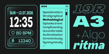 Glorytalk Sans Font Poster 6