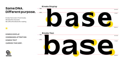 Kineks Text Font Poster 5