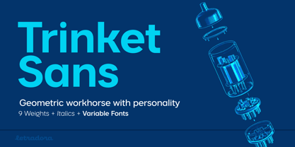 Trinket Sans Font Poster 1