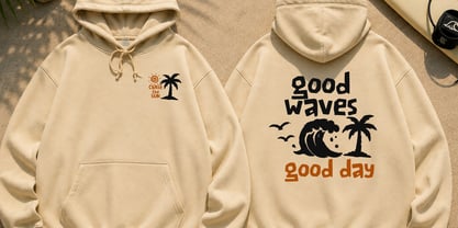 Surf Crasher Font Poster 7