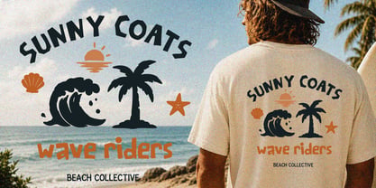 Surf Crasher Font Poster 2