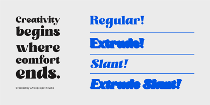 Solacine Font Poster 3