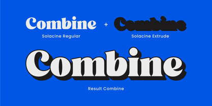 Solacine Font Poster 4
