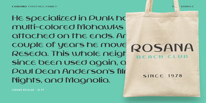 Cobono Font Poster 7