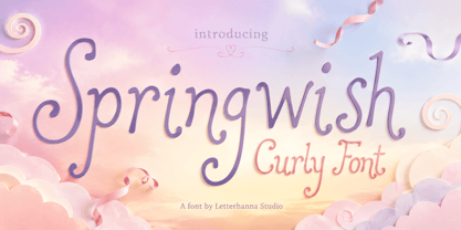 Springwish Font Poster 1