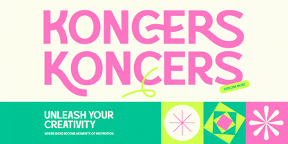 Koncers Font Poster 1