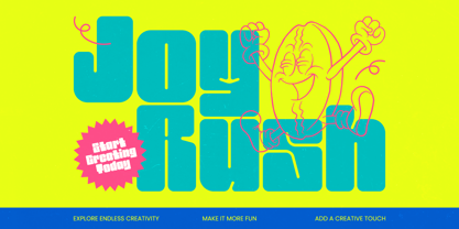 Joy Rush Font Poster 1
