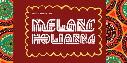 Shared Writing Font Poster 6