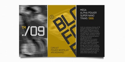 Neopolar V03s Font Poster 4