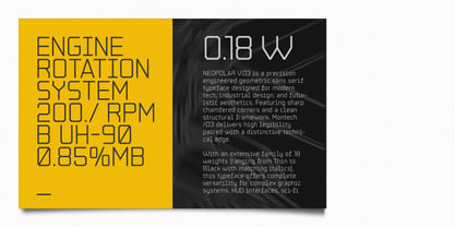 Neopolar V03s Font Poster 6