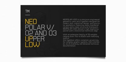 Neopolar V03s Font Poster 5