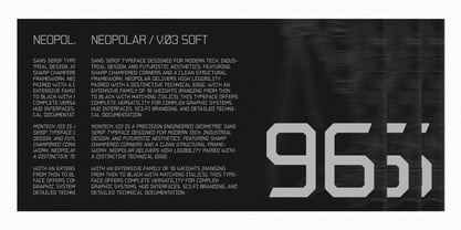 Neopolar V03s Font Poster 7