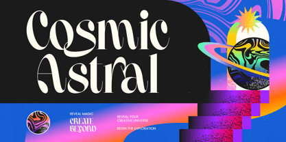 Cosmic Astral Font Poster 1
