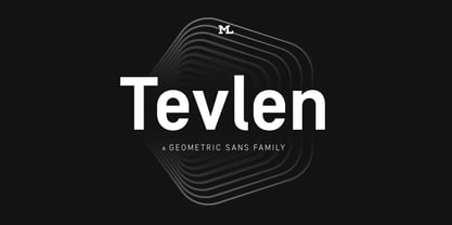 Tevlen Font Poster 1