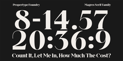 Magres Soft Font Poster 3