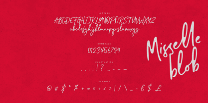 Misselle Font Poster 11