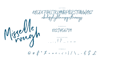 Misselle Font Poster 10