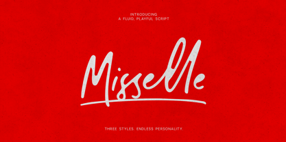 Misselle Font Poster 14