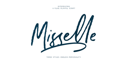 Misselle Font Poster 15