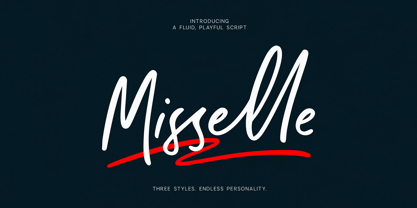 Misselle Font Poster 1