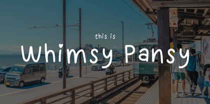 Whimsy Pansy Font Poster 1