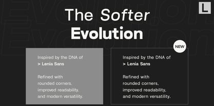 Lenia Soft Font Poster 3
