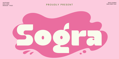 Sogra Font Poster 1
