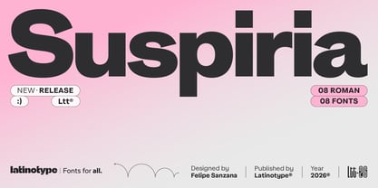 Suspiria Font Poster 1