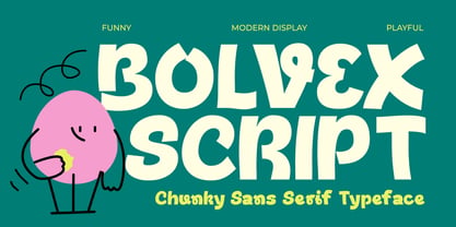 Bolvex Script Font Poster 2