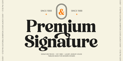 Perfect Masters Font Poster 2