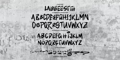 Forge Zone Font Poster 12