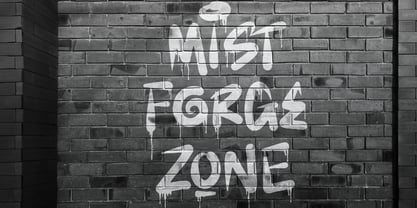 Forge Zone Font Poster 9
