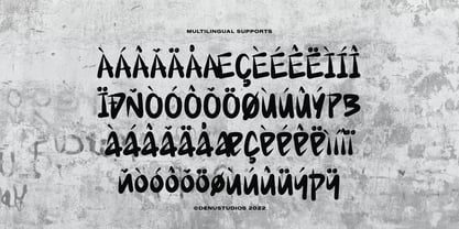 Forge Zone Font Poster 11