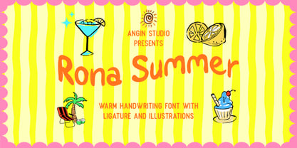 Rona Summer Font Poster 1