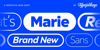 Marie Sans Font Poster 1