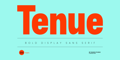 Tenue Font Poster 1
