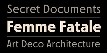 Fernoa Font Poster 3