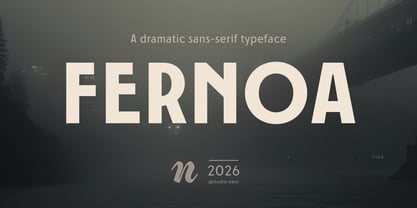 Fernoa Font Poster 1
