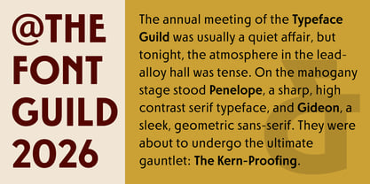 Fernoa Font Poster 8