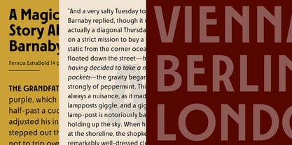 Fernoa Font Poster 10