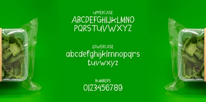 Alpukat Avocado Font Poster 5