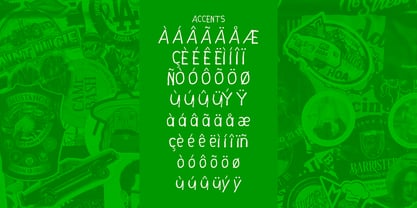 Alpukat Avocado Font Poster 7